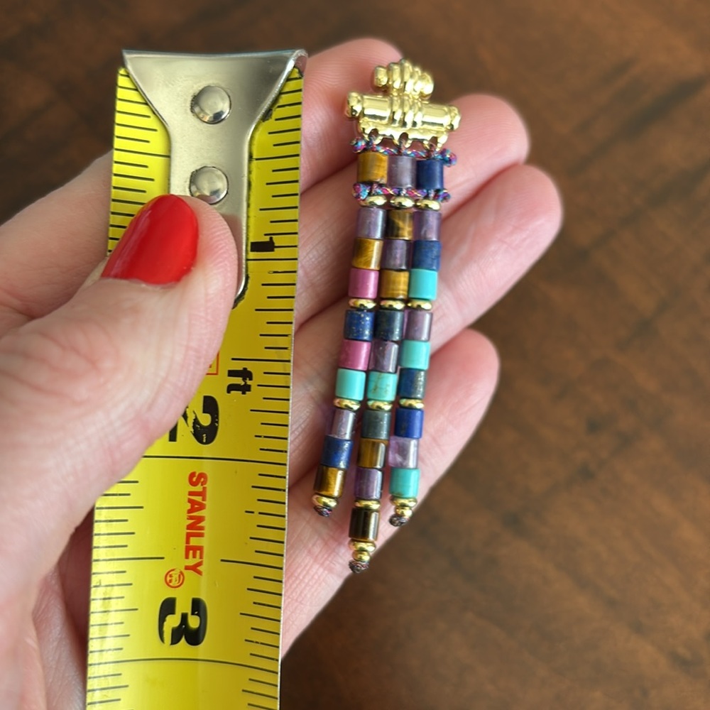 Kendra Scott Bree Multicolor Dangle Statement Ear… - image 2